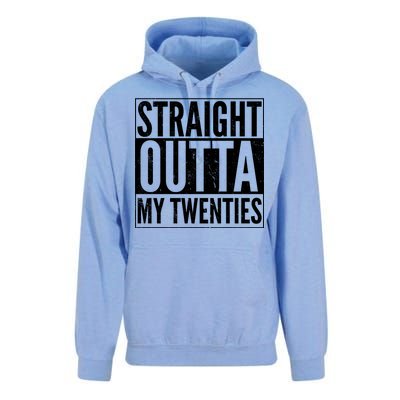 20th Birthday - Straight Outta My Twenties Unisex Surf Hoodie