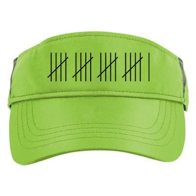 21 Twenty-One Years Old 21st Birthday Lines Adult Drive Performance Visor