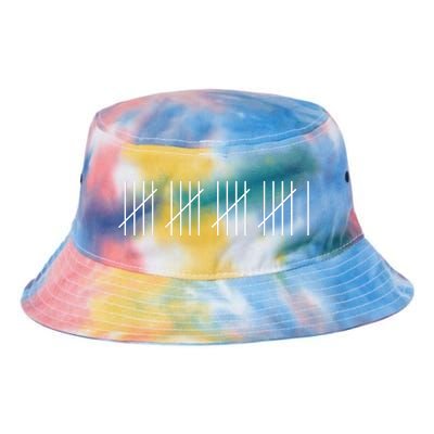 21 Twenty-One Years Old 21st Birthday Lines Tie Dye Newport Bucket Hat