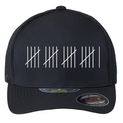 21 Twenty-One Years Old 21st Birthday Lines Flexfit Unipanel Trucker Cap