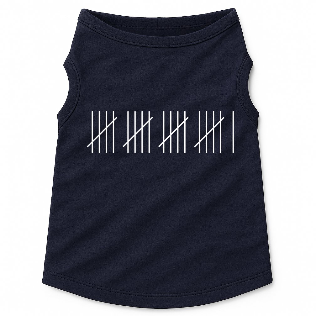 21 Twenty-One Years Old 21st Birthday Lines Doggie Tank