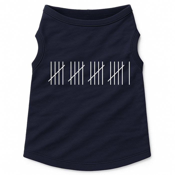 21 Twenty-One Years Old 21st Birthday Lines Doggie Tank