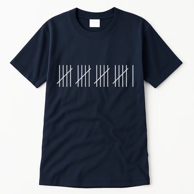 21 Twenty-One Years Old 21st Birthday Lines Tall T-Shirt