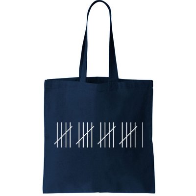 21 Twenty-One Years Old 21st Birthday Lines Tote Bag