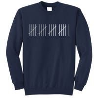 21 Twenty-One Years Old 21st Birthday Lines Tall Sweatshirt