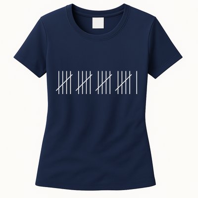 21 Twenty-One Years Old 21st Birthday Lines Womens T-Shirt