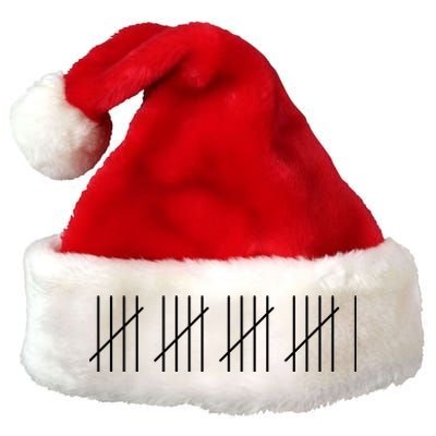 21 Twenty-One Years Old 21st Birthday Lines Premium Christmas Santa Hat