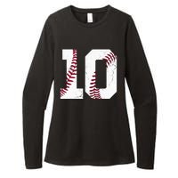 2013 10th Birthday Baseball Kids Ten 10 Tenth Gift Womens CVC Long Sleeve Shirt