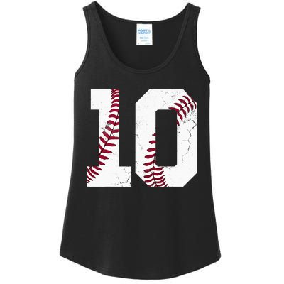 2013 10th Birthday Baseball Kids Ten 10 Tenth Gift Ladies Essential Tank