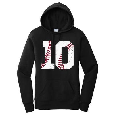 2013 10th Birthday Baseball Kids Ten 10 Tenth Gift Women's Pullover Hoodie