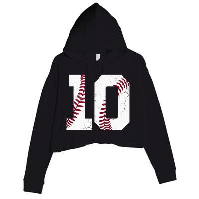 2013 10th Birthday Baseball Kids Ten 10 Tenth Gift Crop Fleece Hoodie