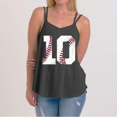 2013 10th Birthday Baseball Kids Ten 10 Tenth Gift Women's Strappy Tank