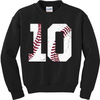 2013 10th Birthday Baseball Kids Ten 10 Tenth Gift Kids Sweatshirt