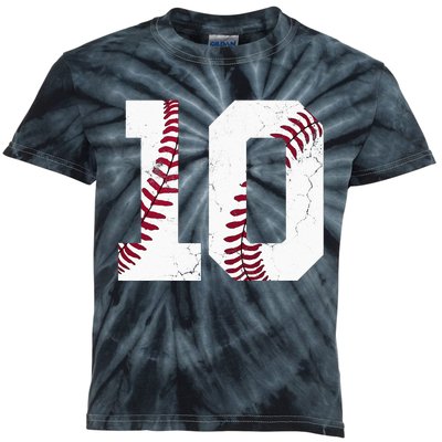 2013 10th Birthday Baseball Kids Ten 10 Tenth Gift Kids Tie-Dye T-Shirt