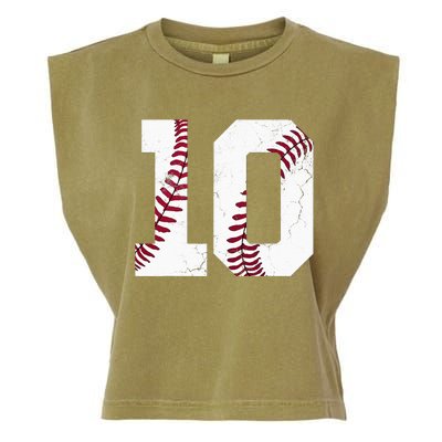 2013 10th Birthday Baseball Kids Ten 10 Tenth Gift Garment-Dyed Women's Muscle Tee