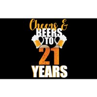 21st Birthday Cheers & Beers To 21 Years Bumper Sticker