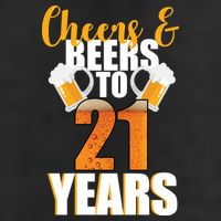 21st Birthday Cheers & Beers To 21 Years Adult Drive Performance Visor