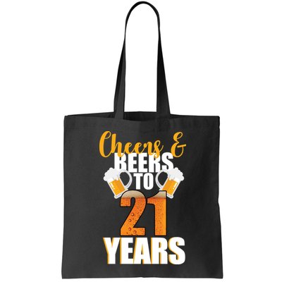 21st Birthday Cheers & Beers To 21 Years Bag