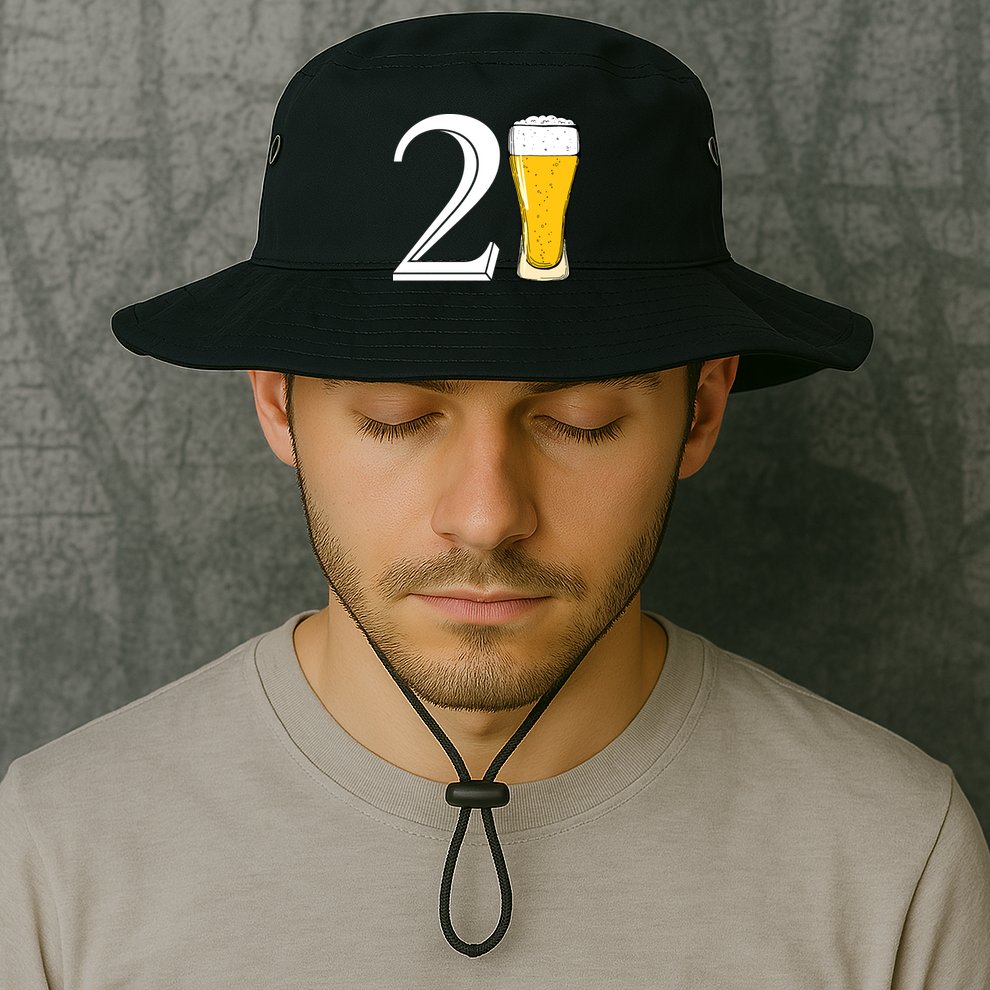 21st Birthday Funny Beer Bucket Hat
