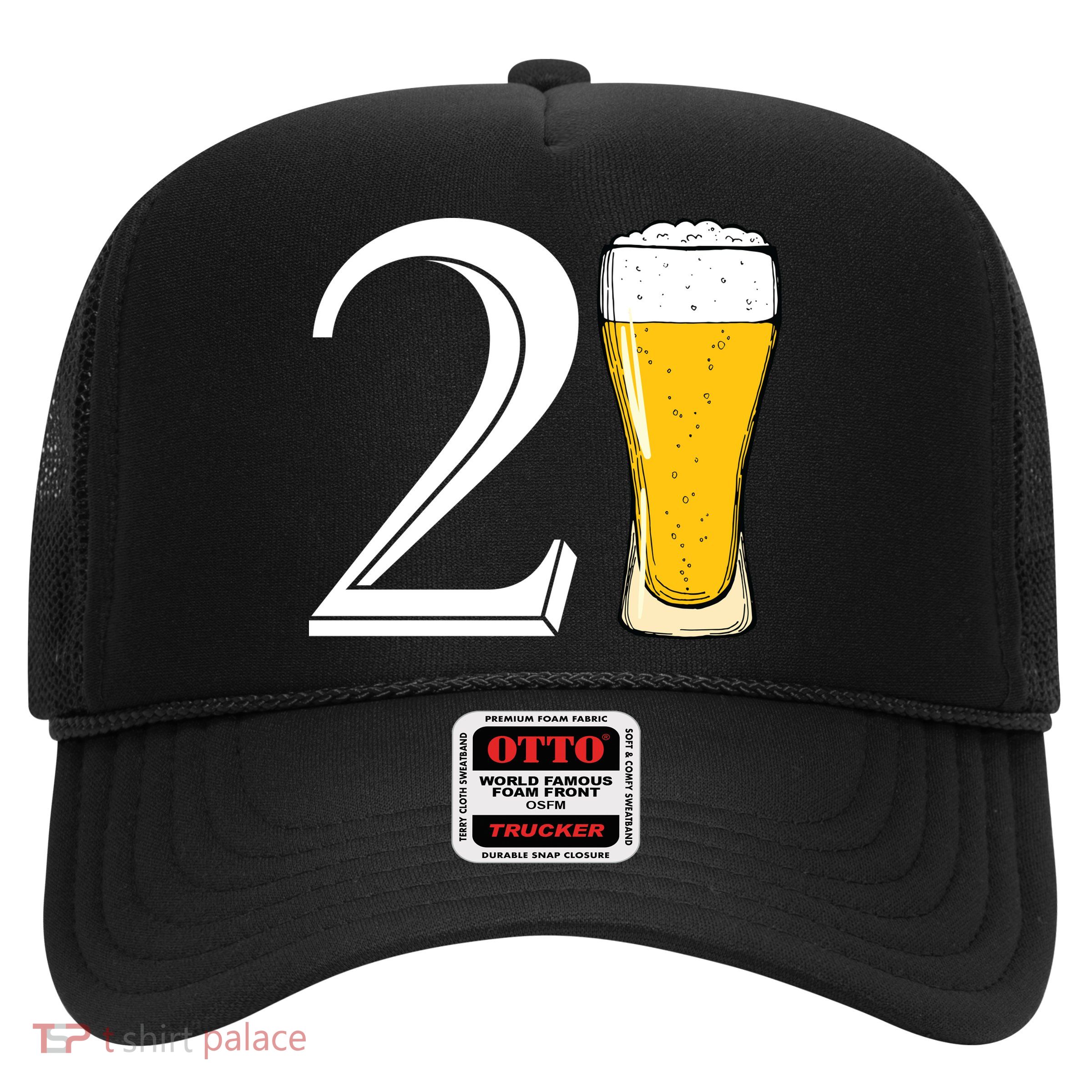 21st Birthday Funny Beer Trucker Hat