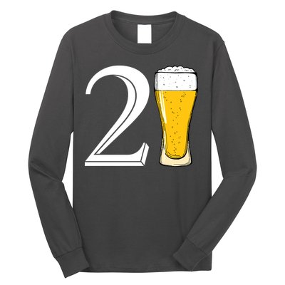 21st Birthday Funny Beer Long Sleeve Shirt