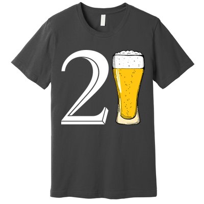 21st Birthday Funny Beer Premium T-Shirt