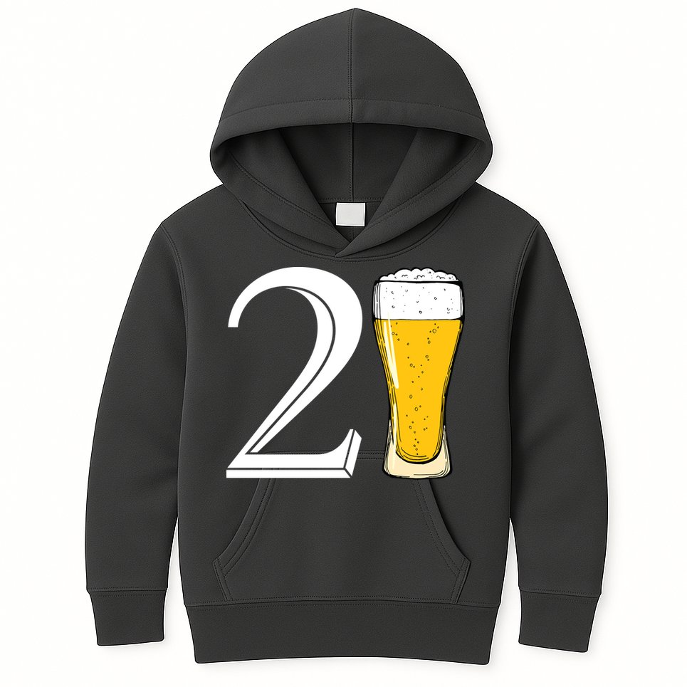 21st Birthday Funny Beer Kids Hoodie