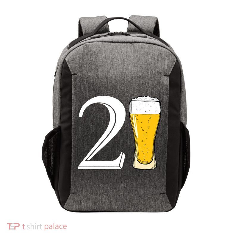21st Birthday Funny Beer Vector Backpack