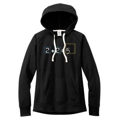 2+2=5 Women's Fleece Hoodie