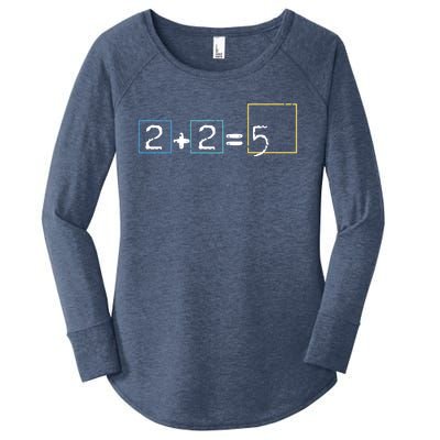 2+2=5 Women's Perfect Tri Tunic Long Sleeve Shirt