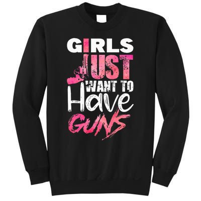 2A 2nd Amendment Just Want to Have Guns Pro Gun Sweatshirt