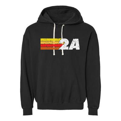 2a 2nd Amendment Pro Gun Second Amendment Garment-Dyed Fleece Hoodie