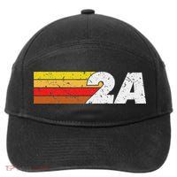 2a 2nd Amendment Pro Gun Second Amendment 7-Panel Snapback Hat