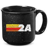2a 2nd Amendment Pro Gun Second Amendment 15oz Campfire Ceramic Mug