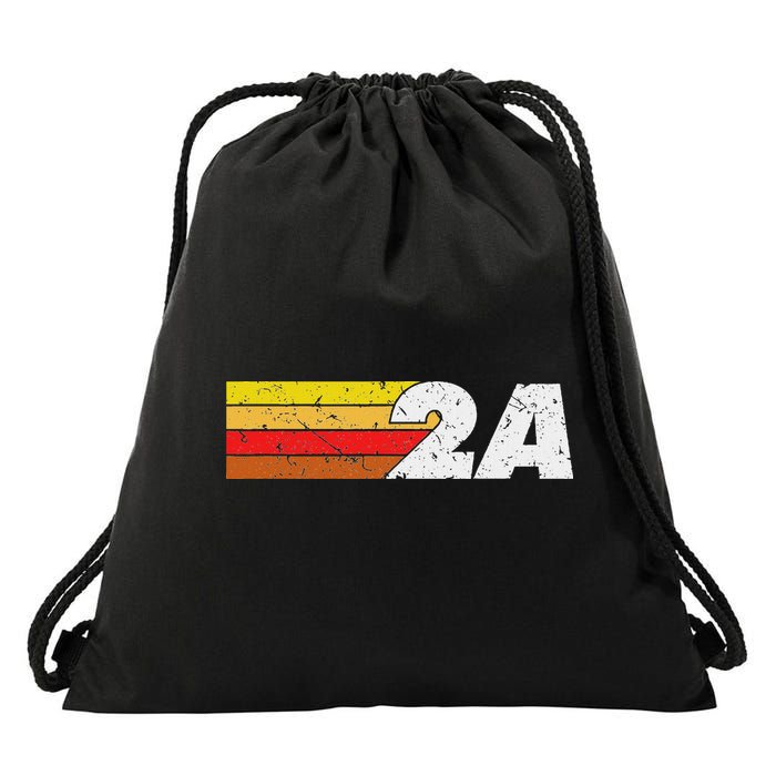 2a 2nd Amendment Pro Gun Second Amendment Drawstring Bag