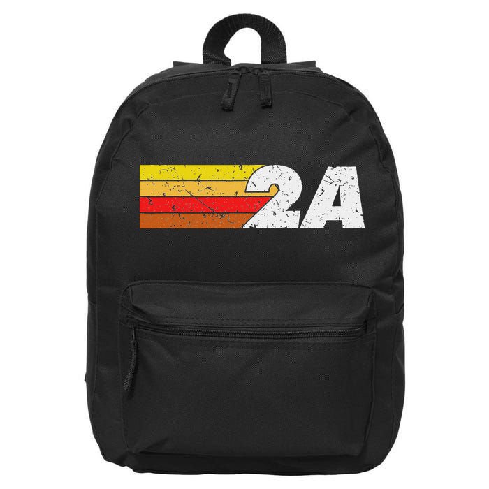 2a 2nd Amendment Pro Gun Second Amendment 16 in Basic Backpack
