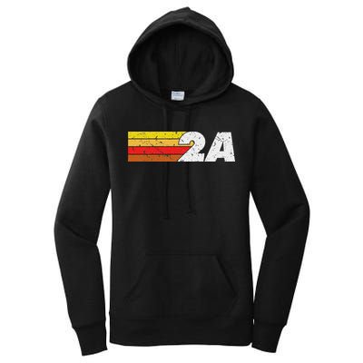 2a 2nd Amendment Pro Gun Second Amendment Women's Pullover Hoodie