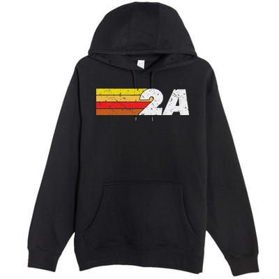 2a 2nd Amendment Pro Gun Second Amendment Premium Pullover Hoodie