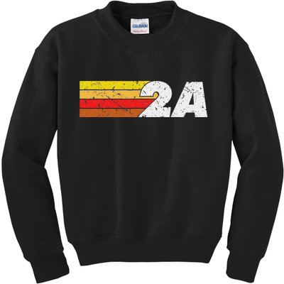 2a 2nd Amendment Pro Gun Second Amendment Kids Sweatshirt