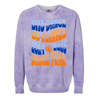 2024 2025 Bms Dance Team Colorblast Crewneck Sweatshirt