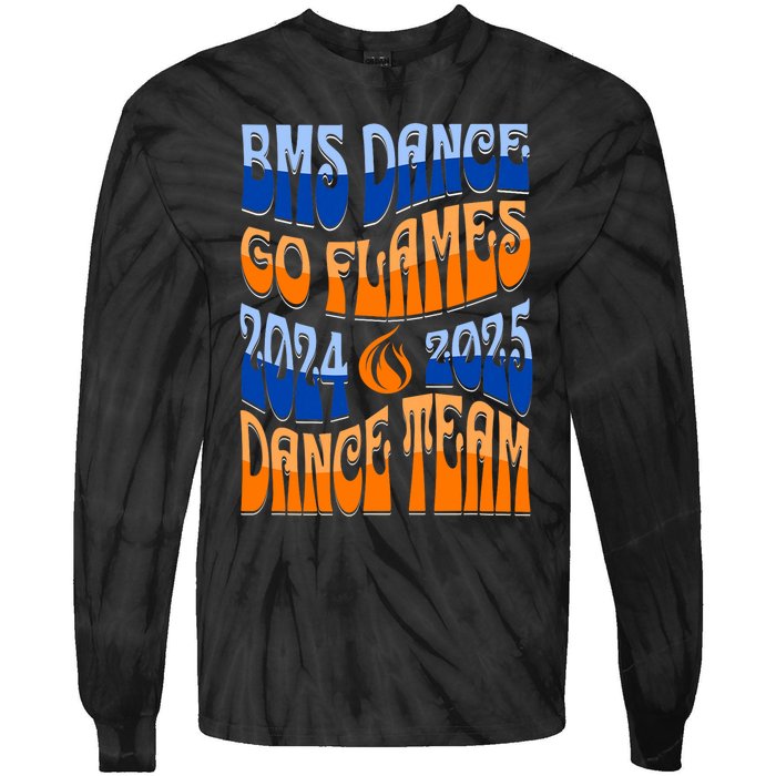 2024 2025 Bms Dance Team Tie-Dye Long Sleeve Shirt