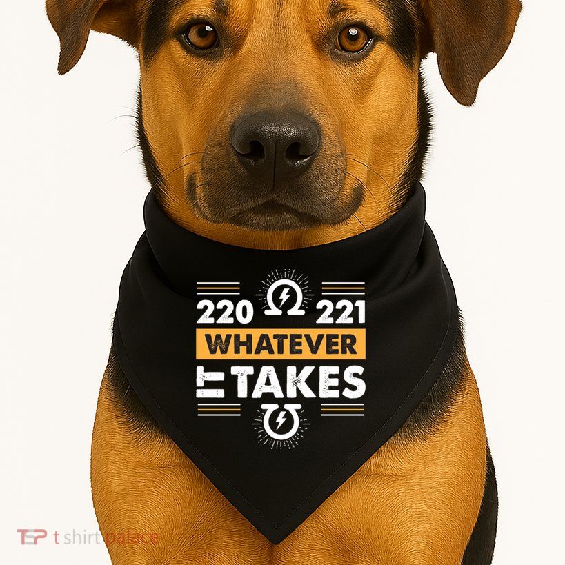 220 221 Whatever It Takes Cool Gift USA-Made Doggie Bandana