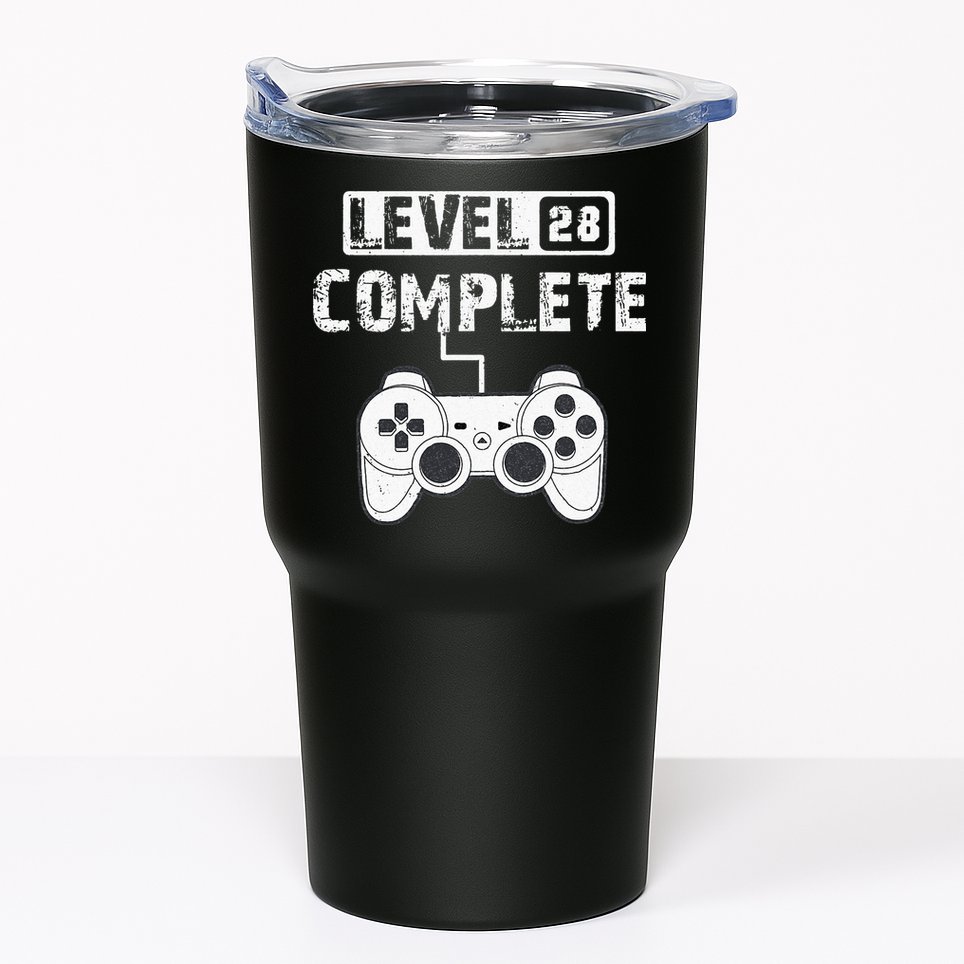 28th 28 Year Wedding Anniversary Funny Couple Tumbler