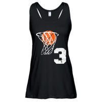 2020 3rd Birthday Basketball Three 3 Years Old Ladies Essential Flowy Tank