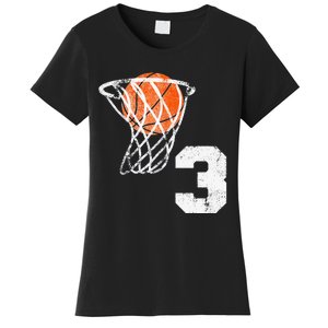 2020 3rd Birthday Basketball Three 3 Years Old Women's T-Shirt