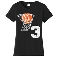 2020 3rd Birthday Basketball Three 3 Years Old Women's T-Shirt