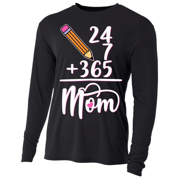 24 7 365 Days Mom Cooling Performance Long Sleeve Crew