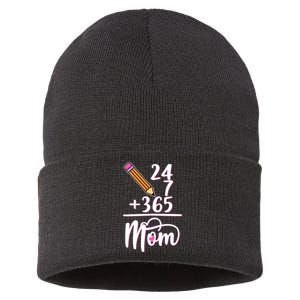 24 7 365 Days Mom Sustainable Knit Beanie