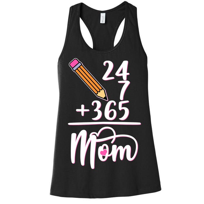 24 7 365 Days Mom Women's Racerback Tank