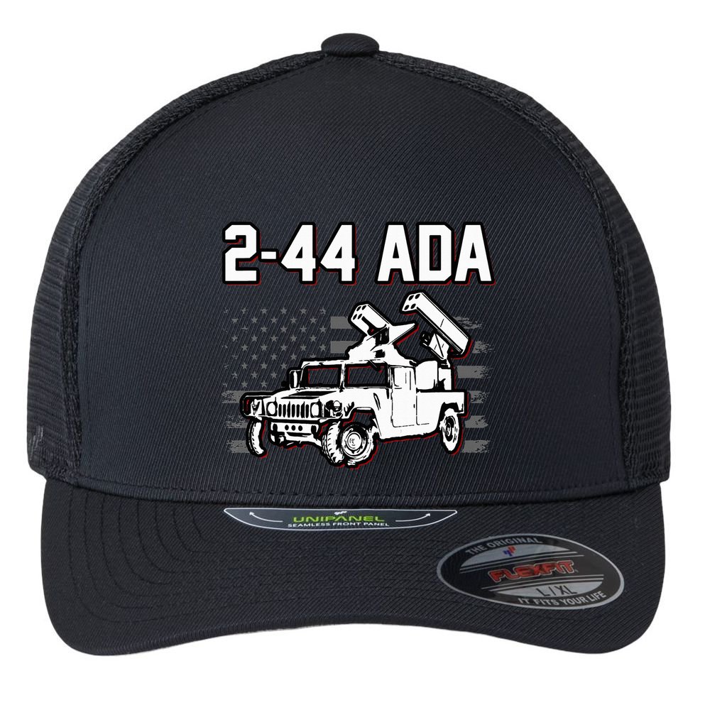 2 44 Ada 108th Adab Air Defense Artillery Brigade Flexfit Unipanel Trucker Cap